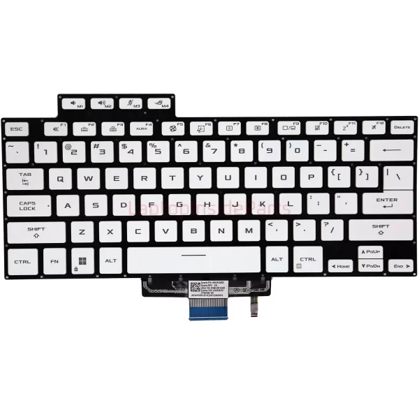 Blanc Clavier pour Asus ROG Zephyrus G15 GA503RW